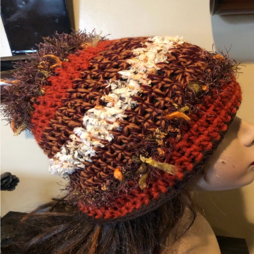Slouch Beanie Beautiful One of a Kind Beanie Hat Ready To Ship